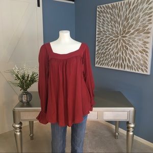 Jessica Simpson tie side top Sz 1X Cute!